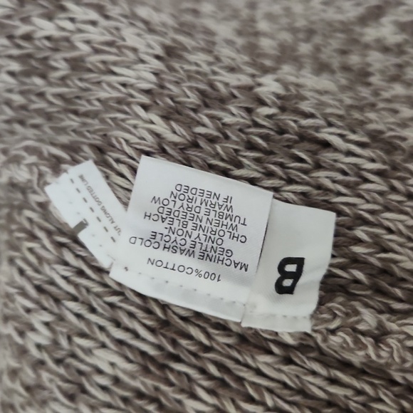 LOFT Sweater Blazer Size Small Knit Pockets 100%Cotton Career Contemporary - Picture 10 of 11